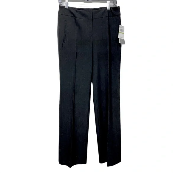 ATELIER Luxe Stretch Black Dress Pants Size 4P - Picture 2 of 7